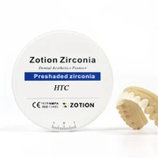 Bloque de cerámica de circonio dental