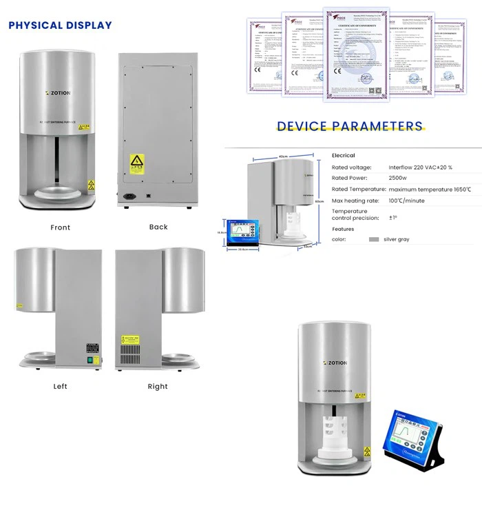 Economical Dental fast Sintering Furnace display Economical Dental fast Sintering Furnace display