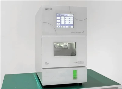 ZOTION T20W-E Equipo de laboratorio dental Corona Cerámica de vidrio Fresadora húmeda dental de 5 ejes