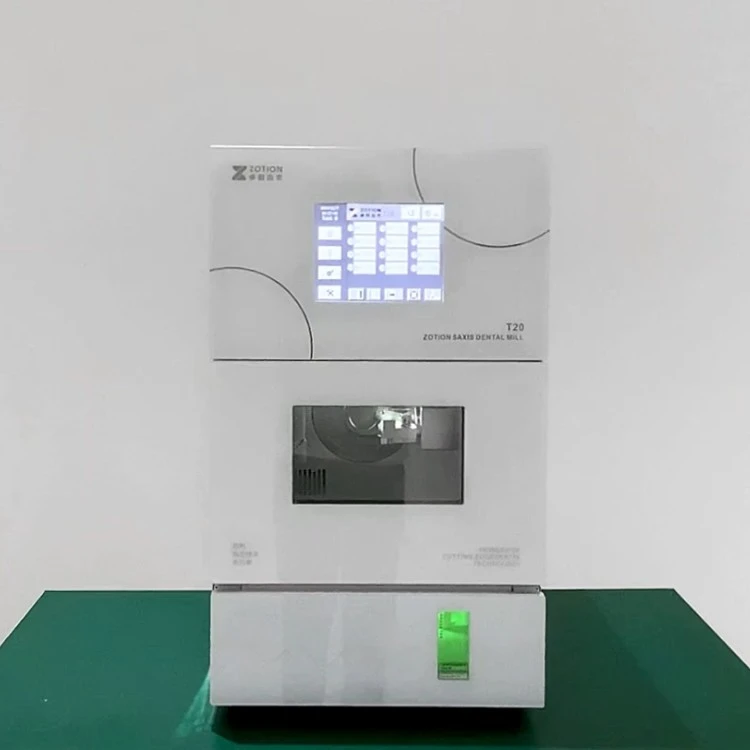 ZOTION T20W-E Chairside Dental 5 Axis Cad Cam Wet Milling Machine For Titanium Premill Abutment best