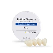 Zirconia dental compatible D95 en blanco