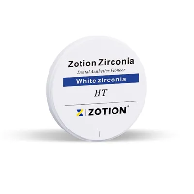 Zirconia Zirconia Blanco blanco Alta resistencia Alta translucidez Bloque de circonio dental