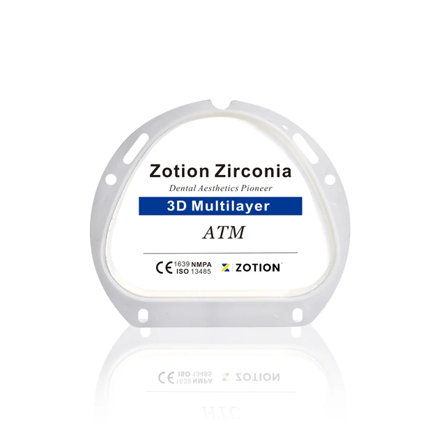 3D Multilayer Zirconia Block ATM STM zirconia disc